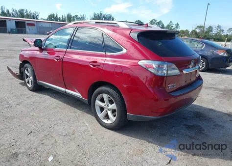 2010 Lexus Rx 350 z USA, uszkodzony, nr VIN 2T2BK1BA5AC056341